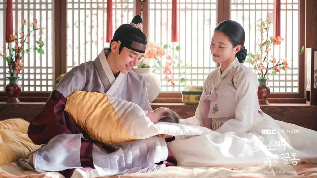 Cena do drama The Red Sleeve