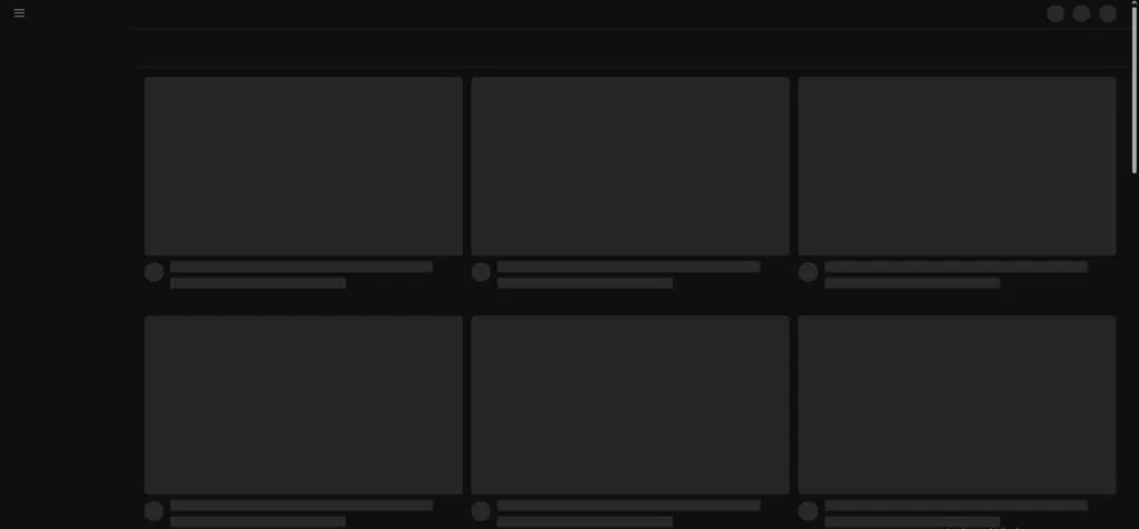 Erro no carregamento do YouTube em navegador Opera GX