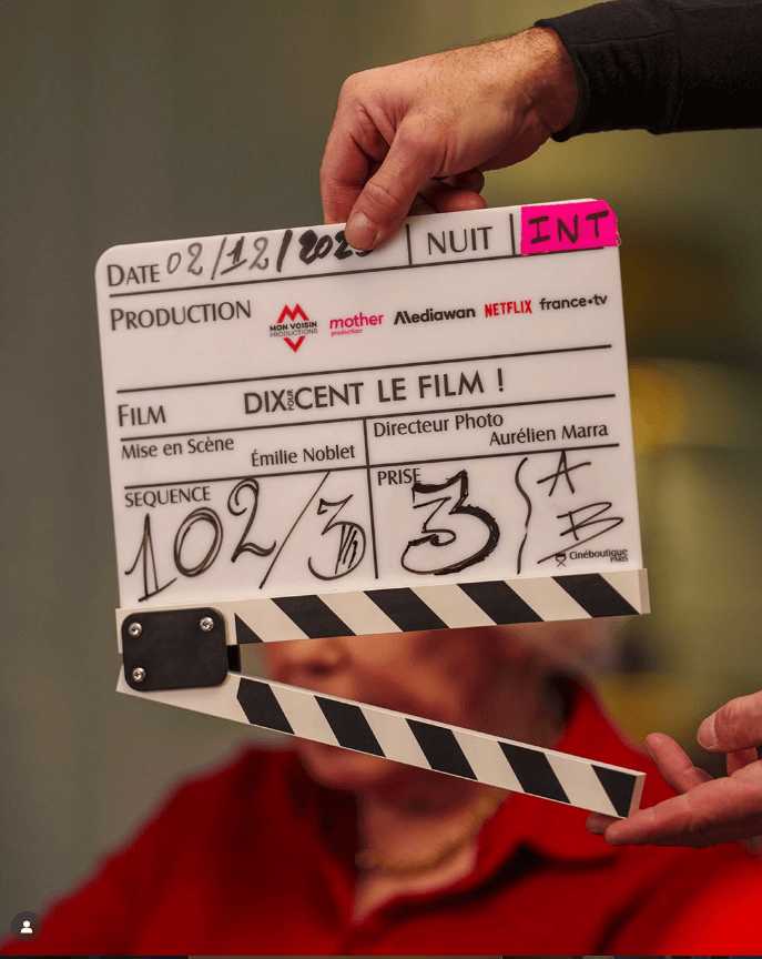 Filme ‘Call My Agent!’ da Netflix encerra filmagens 4 Cena de bastidor do filme Call My Agent na Netflix