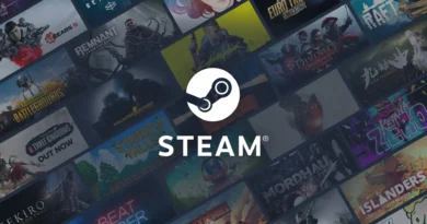 Steam interface mostrando biblioteca de jogos