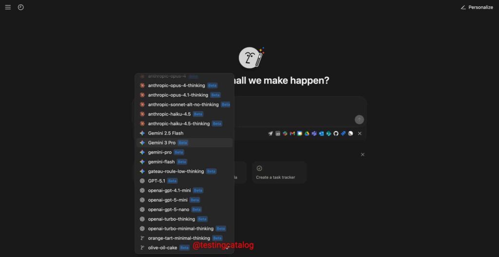 Notion testa modelo GPT-5.2 antes do lançamento da OpenAI 4 Interface do Notion AI com opção de modelo de IA em teste com logotipo da OpenAI