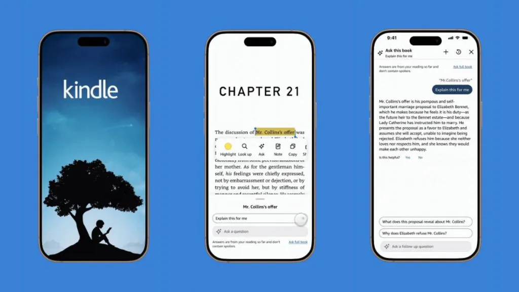 Kindle ganha IA que responde dúvidas sobre livros sem spoilers