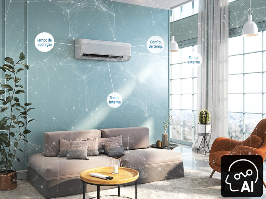Samsung WindFree AI Inverter com 22% OFF no Mercado Livre via Pix 5 Filtro antibacteriano Samsung WindFree AI ar-condicionado