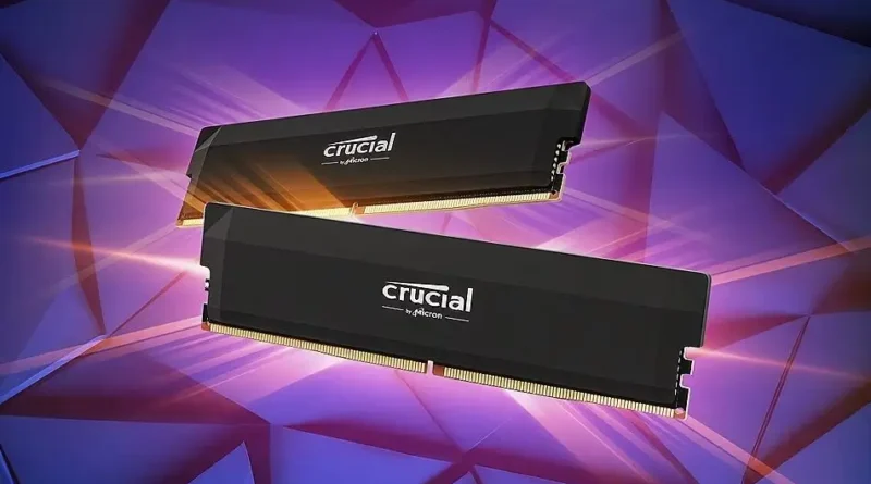 Memoria RAM Crucial: Módulo de memória Crucial DDR5 - encerramento da produção