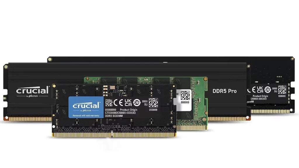 Linha de produtos Crucial - Memória RAM DDR5