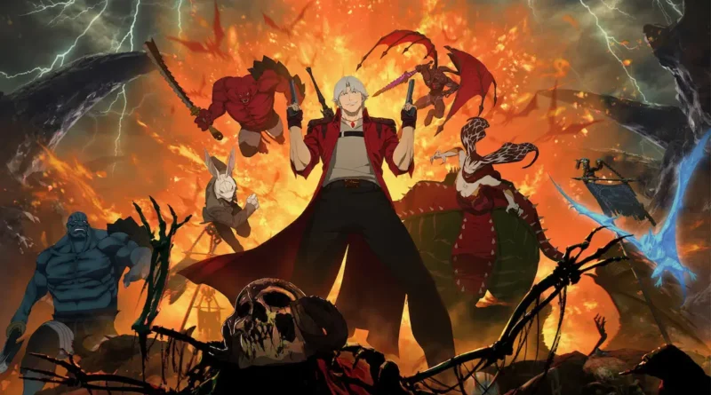 Devil May Cry: 2ª temporada chega à Netflix em 2026 4 Imagem do anime Devil May Cry na Netflix mostrando Dante preparado para a batalha