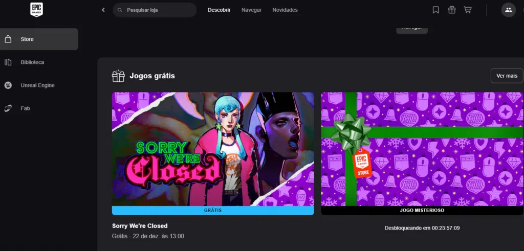 Jogo grátis da Epic Games Store hoje — veja lista e como resgatar 3 image