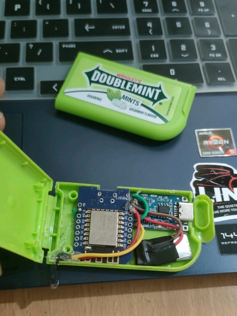 Interface web do dispositivo de pen testing Wi‑Fi.