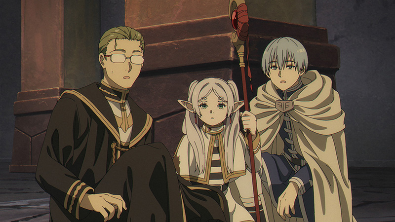 Paisagem nevada do norte em Frieren Beyond Journey’s End 2ª temporada