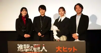 Elenco de Attack on Titan: The Last Attack em evento especial em Tóquio