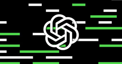 ChatGPT interface e logo da OpenAI em destaque