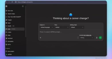 Imagem ilustrando o ChatGPT Jobs, novo assistente de carreira da OpenAI
