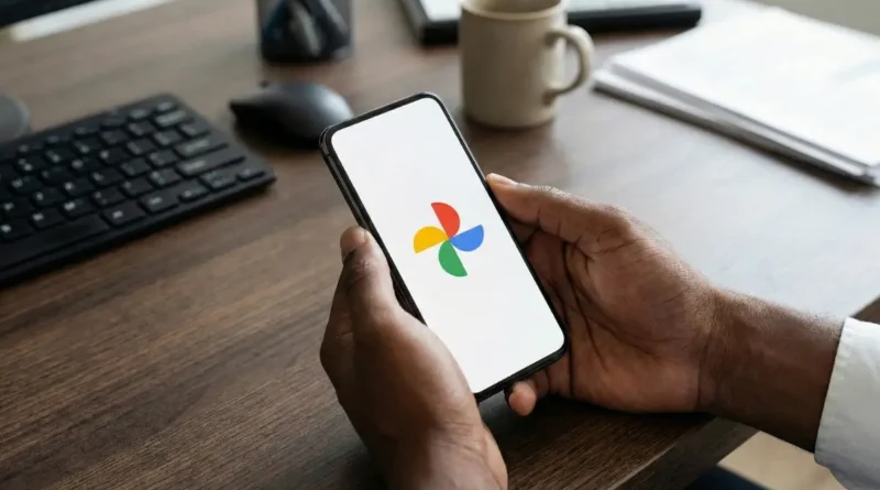 Imagem gerada pelo Gemini do Google Fotos com nova interface de agendamento de backup