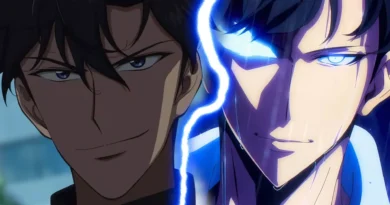 Imagem promocional do anime Tomb Raider King com destaque para Seo Joo-Heon e Irene Holton