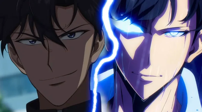 Imagem promocional do anime Tomb Raider King com destaque para Seo Joo-Heon e Irene Holton