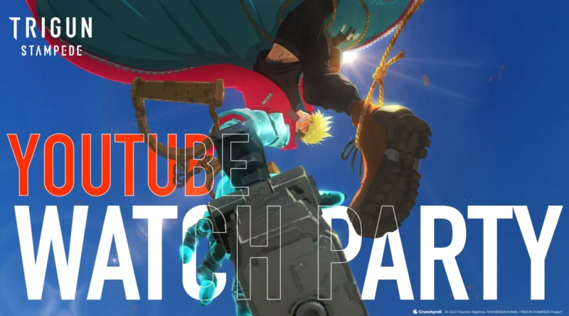 Imagem promocional de Trigun Stampede Crunchyroll YouTube maratona