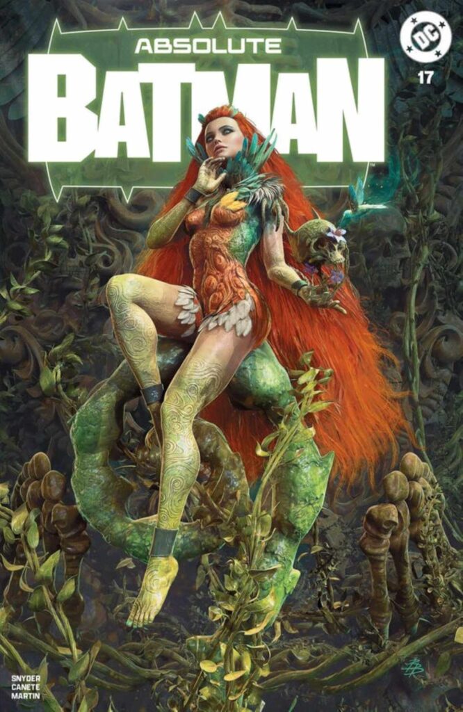 Capa alternativa de Absolute Batman #17 mostrando Poison Ivy