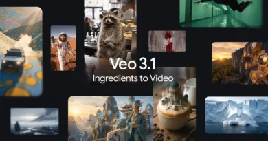 Interface do Google Veo 3.1 mostrando recurso de geração de vídeo a partir de imagem e suporte 4K