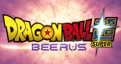 Imagem promocional do remake Dragon Ball Super Beerus mostrando Goku e o Deus da Destruição em pose de batalha