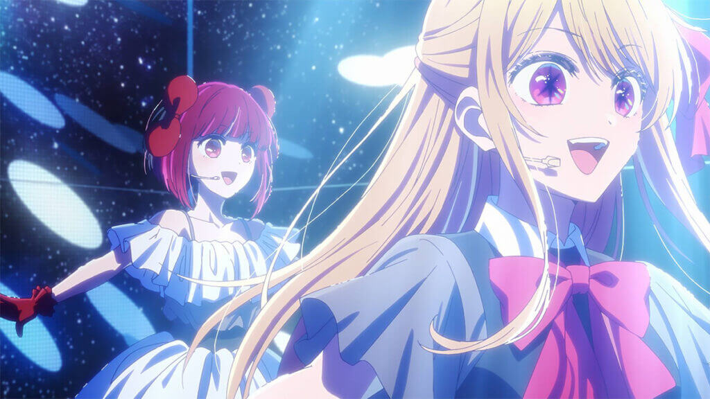 Oshi no Ko Season 3 imagem mostrando Ruby Hoshino e Aqua pensando sobre Ai e Goro