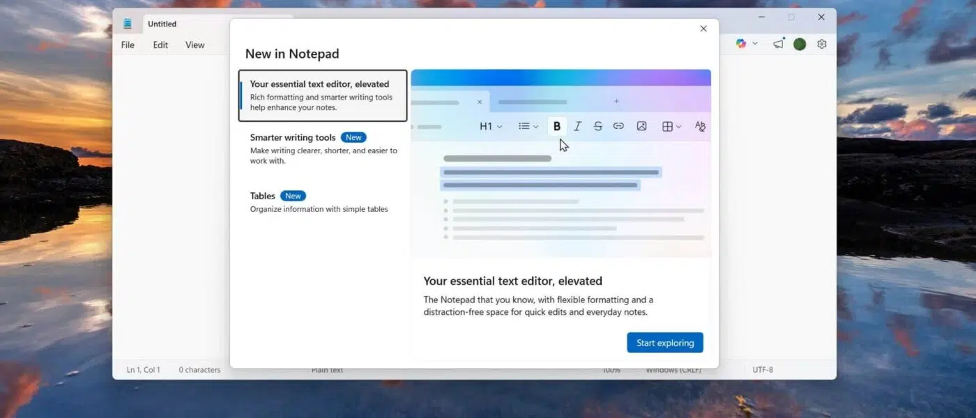 A Microsoft está adicionando imagens ao Notepad , e os usuários estão se perguntando por quê.