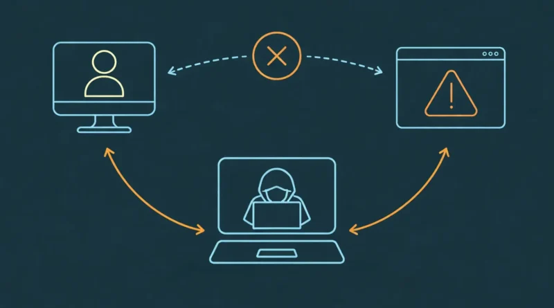 O que é um ataque de cadeia de suprimentos (Supply Chain Attack) 1 Ilustração de segurança digital representando falhas na cadeia de suprimentos