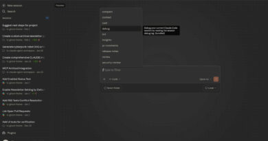 Interface do Claude Code mostrando os novos comandos de barra e integrações SSH