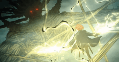 Cena do trailer de TBATE temporada 2 mostrando os personagens Brald Landon e Samantha Tempest em ambiente mágico