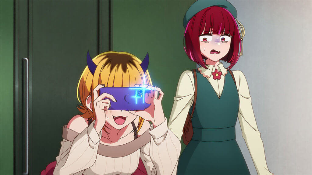 Ruby Hoshino no clímax do episódio 11 de Oshi no Ko Season 3