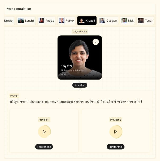 Mistral AI lança modelo open source de voz Voxtral TTS 4 Interface do Mistral Voxtral TTS exibindo opções de customização de voz e idiomas.