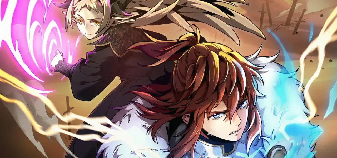 Capa oficial da 7ª temporada do webtoon The Beginning After the End mostrando Arthur Leywin