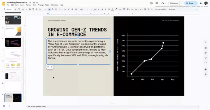 Gemini Slides criação apresentações IA design automático