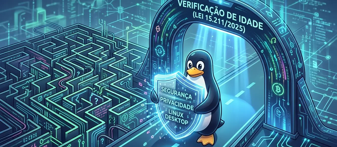 Lei de verificação de idade impacto Linux Desktop Brasil tecnologia