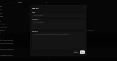 Interface de Skills do Grok revelada em 2026 com opções de criação de habilidades personalizadas