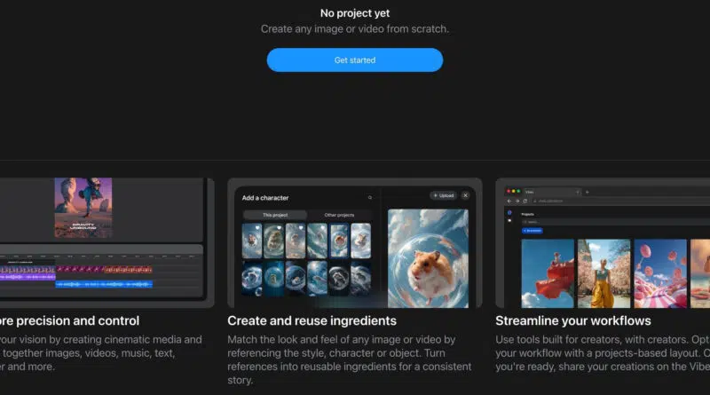 Meta testa Vibes, novo estúdio de vídeo com IA
