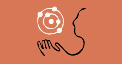 Ilustração de IA da Anthropic representando interação homem-máquina