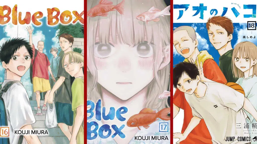 Volumes 7 a 9 do mangá Blue Box
