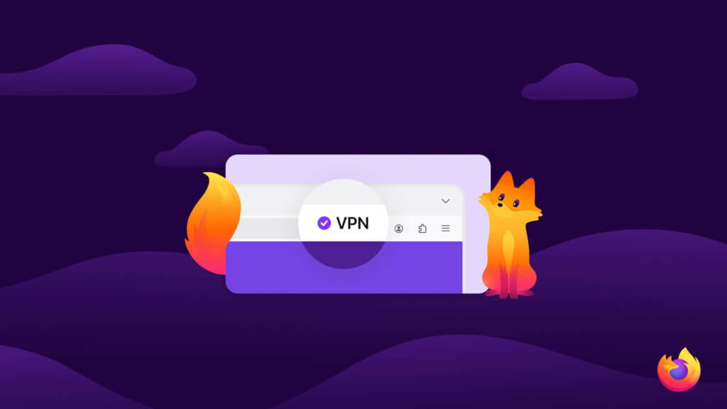 Botão de ativação da VPN gratuita no Firefox 149
