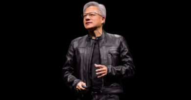 CEO da Nvidia, Jensen Huang, durante conferência