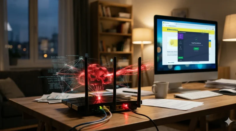 O Elo Mais Fraco: Por Que Hackers Preferem Atacar Seu Roteador em Vez do Seu PC?