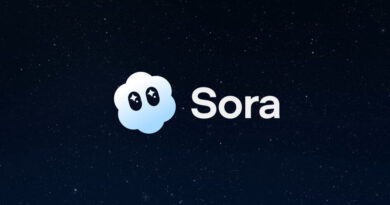 Logotipo do Sora, da OpenAI, gerador de vídeos com IA