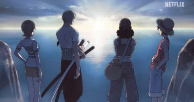 Cena do novo teaser do remake de One Piece produzido pelo WIT Studio e Netflix mostrando arte conceitual da saga East Blue