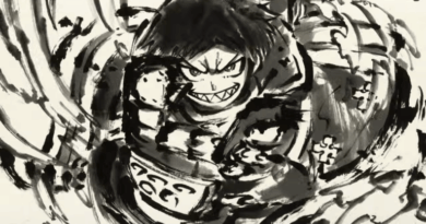 Cena do episódio final de Fire Force com Shinra Kusakabe