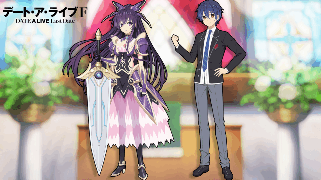 Arte oficial dos personagens de Date A Live F Last Date