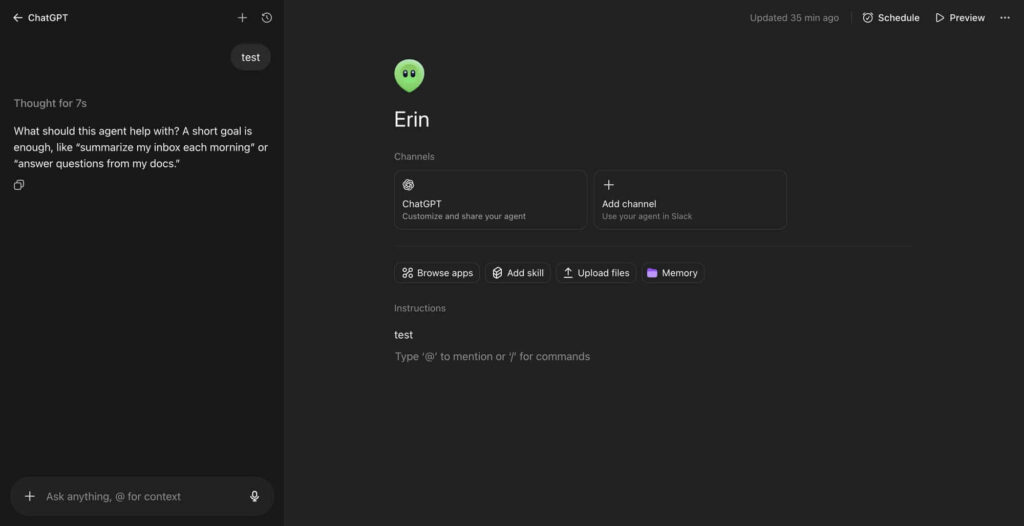 Camada de controle e conformidade do ChatGPT Enterprise