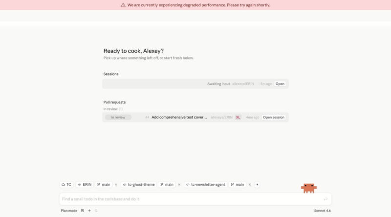 Anthropic renova Claude Code com modo Coordenador para rivalizar Codex Superapp 2 Interface do Claude Code mostrando novos painéis e funcionalidades do projeto Epitaxy