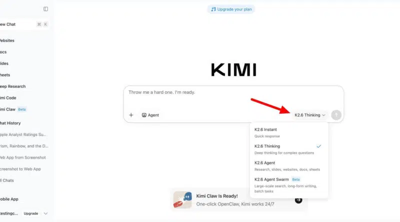 Kimi K2.6 AI modelo visual