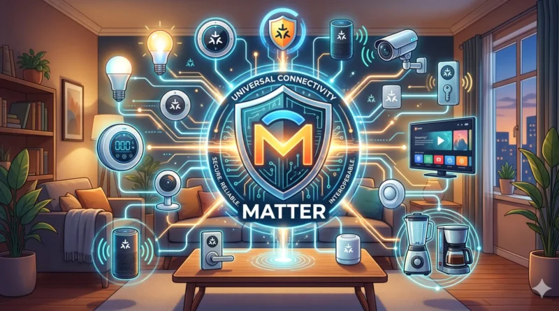 Casa inteligente conectada via protocolo Matter