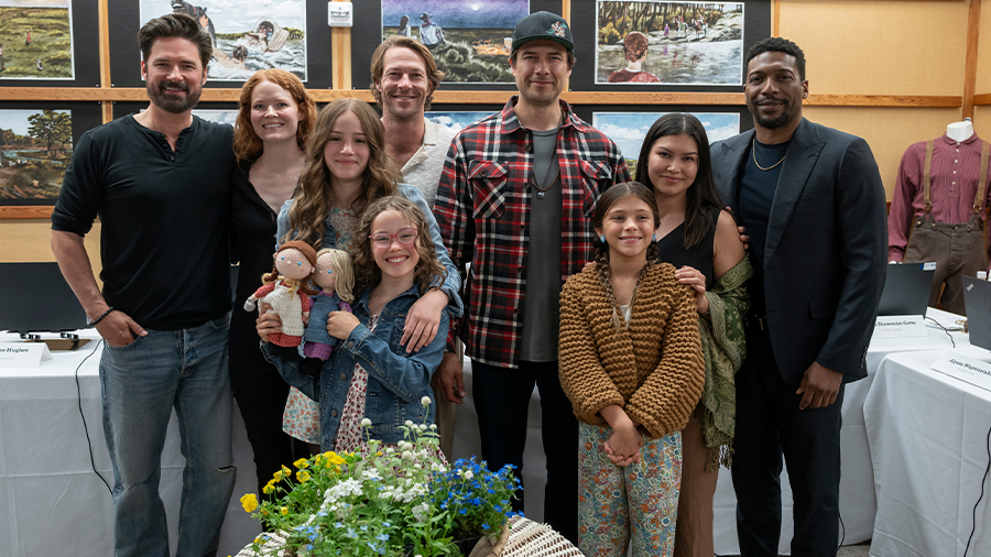 Leitura de roteiro do elenco de Little House on the Prairie Netflix.