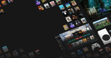 Capas de jogos do Xbox Game Pass e consoles em fundo escuro